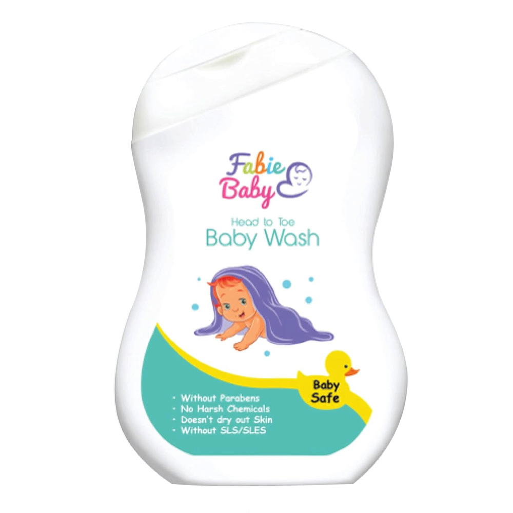 Fabie Baby Head to Toe Body Wash 200ml (1)