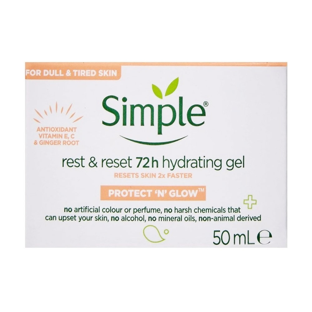 Simple Protect ‘N’ Glow Rest and Reset 72h Hydrating Gel (2)