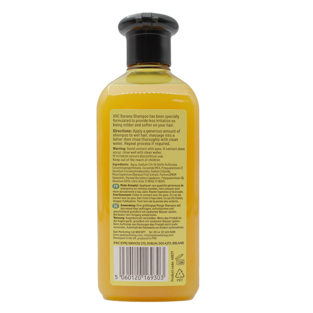 XHC Xpel Hair Care Vegan Banana Shampoo 400ml (1)