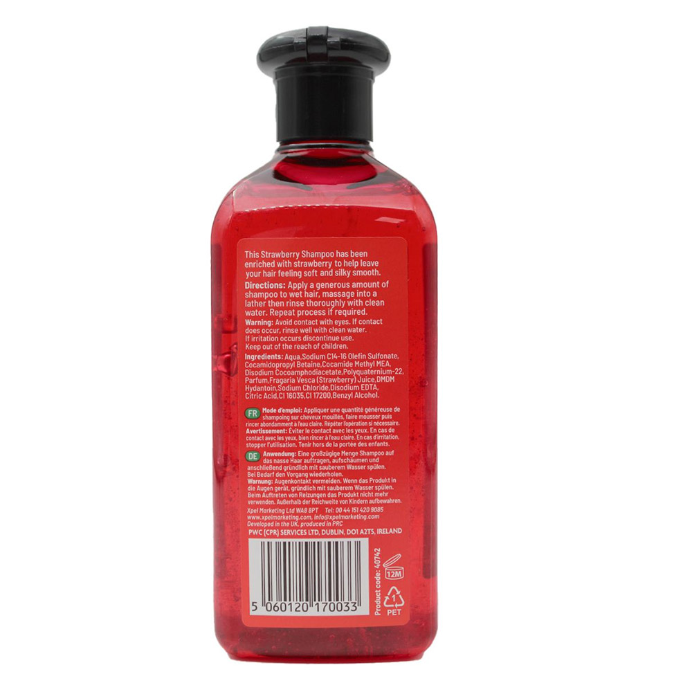 Xpel Hair Care Vegan Strawberry Shampoo 400ml (2)