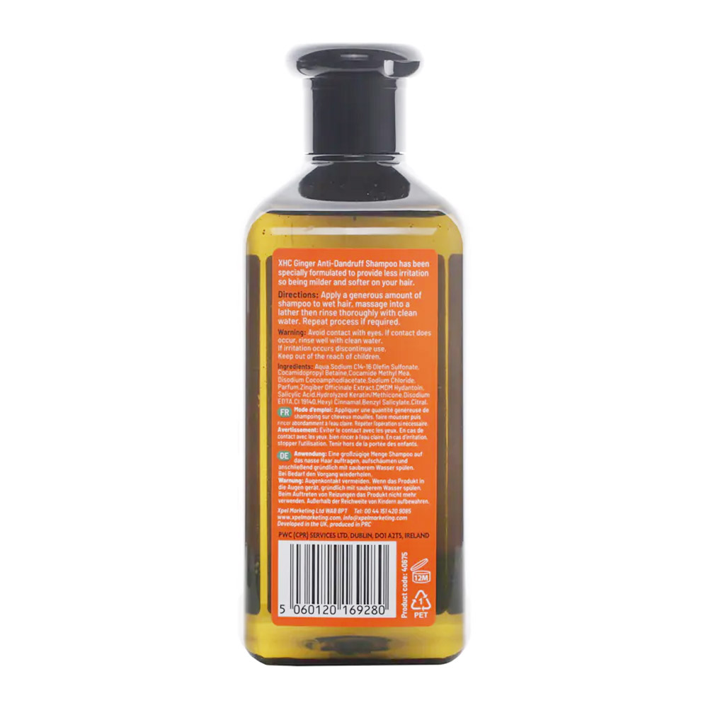 Xpel XHC Hair Care Ginger Anti-Dandruff Shampoo 400ml (1)
