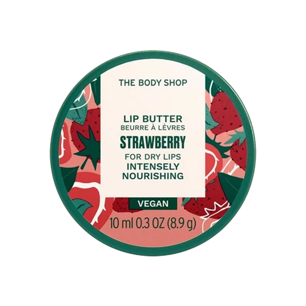 The Body Shop Strawberry Lip Butter 10ml (1)