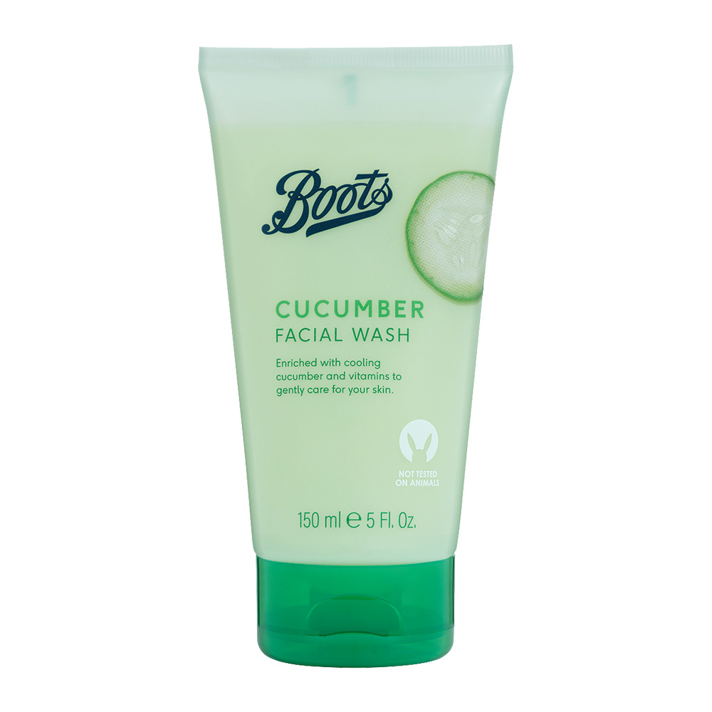 Boots Cucumber Facial Wash 150ml Sinin