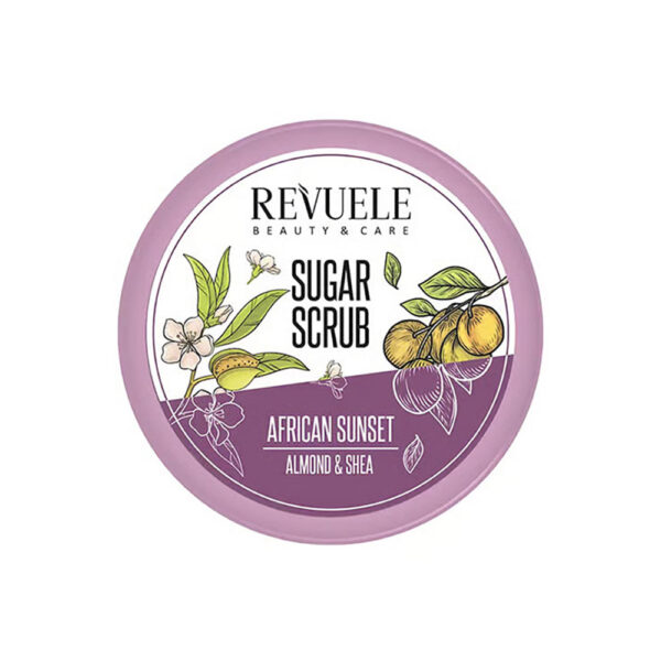 Revuele African Sunset Almond and Shea Body Sugar Scrub