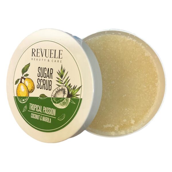 Revuele Tropical Passion Coconut and Marula Body Sugar Scrub 200ml