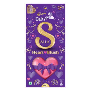 Cadbury Dairy Milk Silk Valentines Heart Blush Chocolate Bar 250g