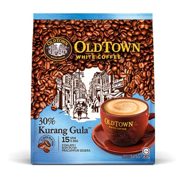 Old Town White Coffee 30% Less Sugar