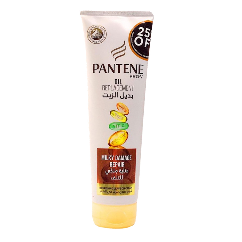 Pantene Pro-V Oil Replacement Milky Damaged Repair Leave On Cream 275ml (1)