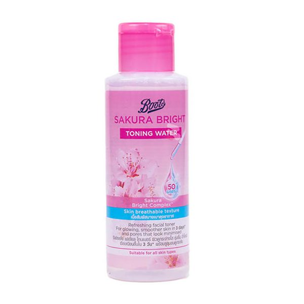 Boots Sakura Bright Toning Water