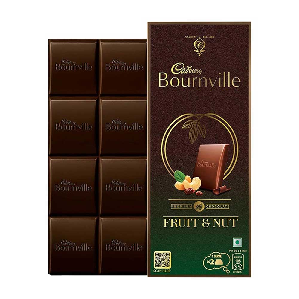 Cadbury Bournville Fruit & Nut Dark Chocolate Bar