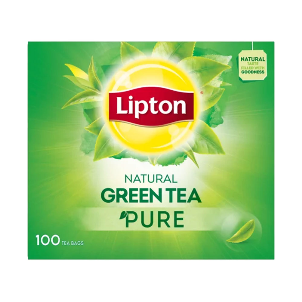 Lipton Green Tea Natural Pure Tea Bags 100Pcs