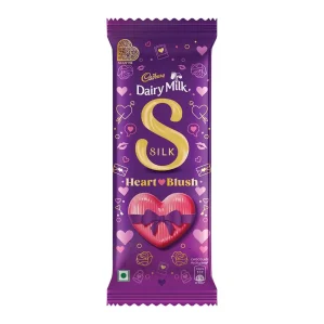 Cadbury Dairy Milk Silk Valentines Heart Blush Chocolate Bar 150g