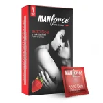 Manforce Xotic Strawberry Flavoured Condoms