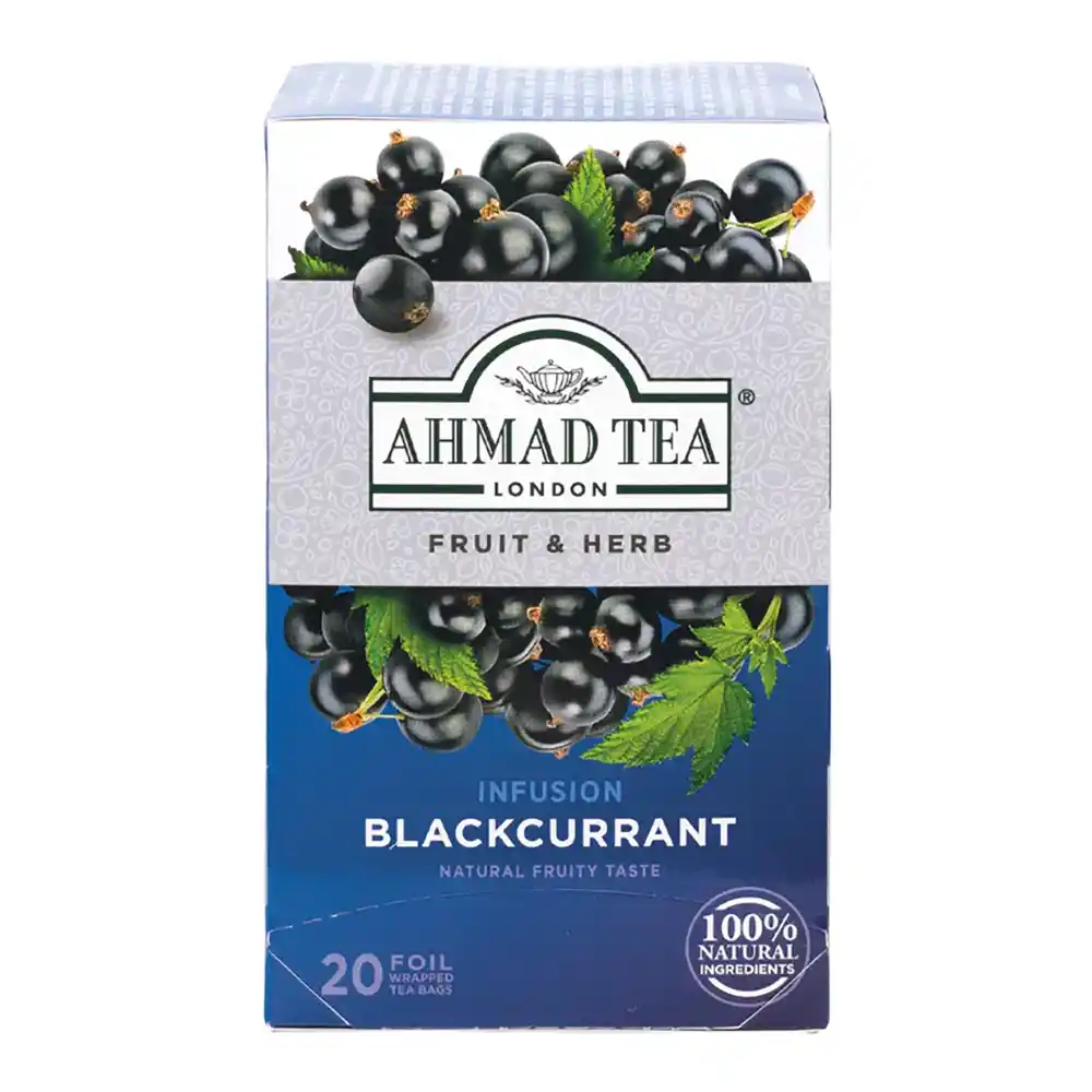 Ahmad Tea Blackcurrant Infusion 20 Foil Teabags | Sinin