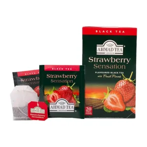 Ahmad Tea Strawberry Sensation Fruit Black Tea