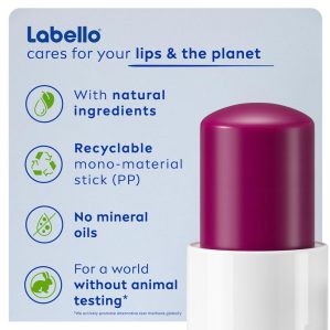 Labello BlackBerry Shine Lip Balm - Image 4