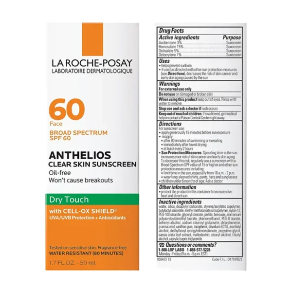 La Roche Posay Anthelios Clear Skin Sunscreen