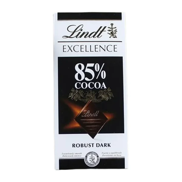 Lindt Excellence 85% Cocoa Robust Dark Chocolate 100g