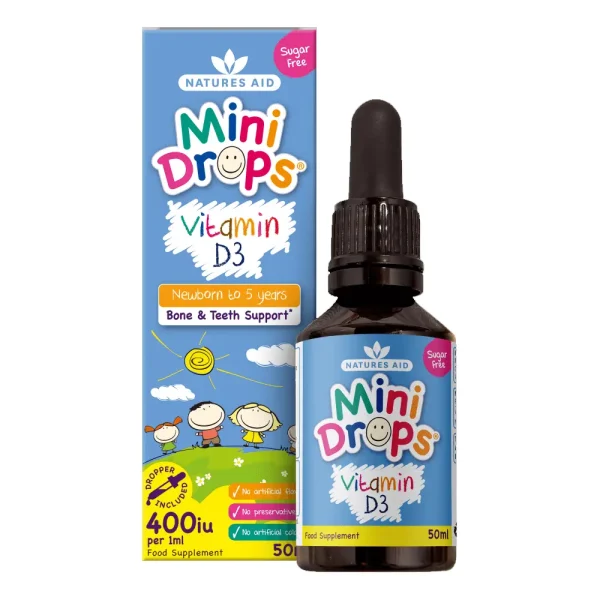 Natures Aid Mini Drops Vitamin D3