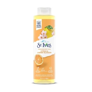 St. Ives Energizing Body Wash Citrus & Cherry Blossom 650ml