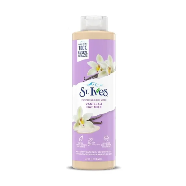 St. Ives Pampering Body Wash Vanilla & Oat Milk