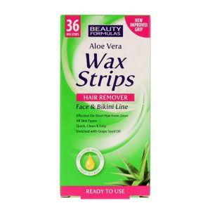 Beauty Formulas Aloe Vera Wax Strips