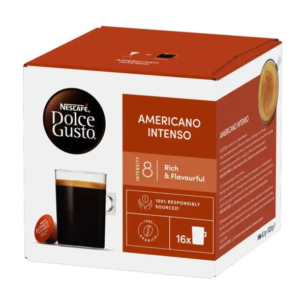 Nescafe Dolce Gusto Americano Intenso Rich and Flavourful Nescafe Dolce Gusto Americano Intenso