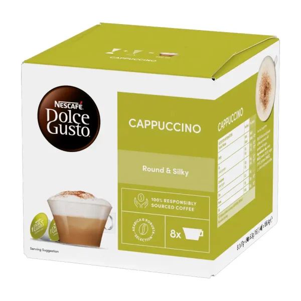 Nescafe Dolce Gusto Cappuccino Round and Silky Nescafe Dolce Gusto Cappuccino Round and Silky