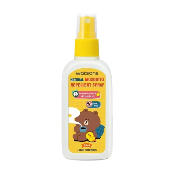 Watsons Line Friends Mosquito Repellent Spray 80ml Watsons Line Friends Mosquito Repellent Spray 80ml