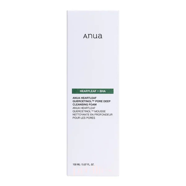 Anua Heartleaf+BHA Quercetinol Pore Deep Cleansing Foam Anua Heartleaf+BHA Quercetinol Pore Deep Cleansing Foam