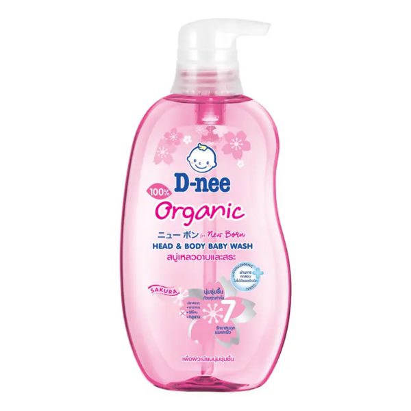 D Nee Organic Head & Body Baby Wash