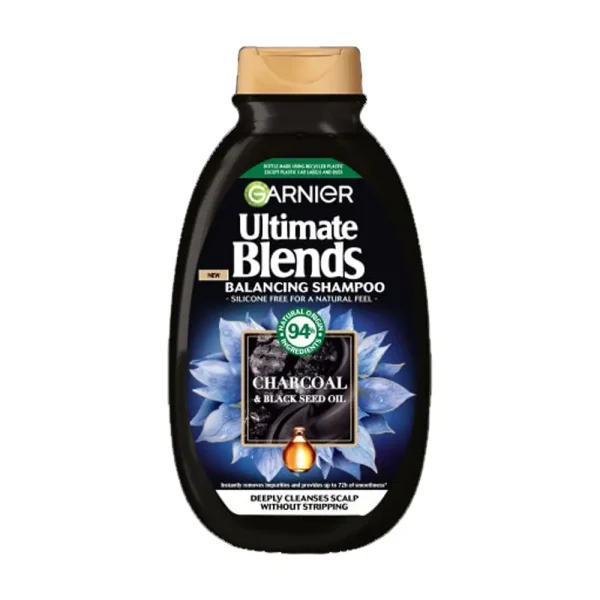 Garnier Ultimate Blends Charcoal and Black Seed Oil Balancing Shampoo 300ml