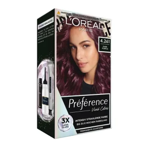 Loreal Preference 4.261 Dark Purple Hair Color