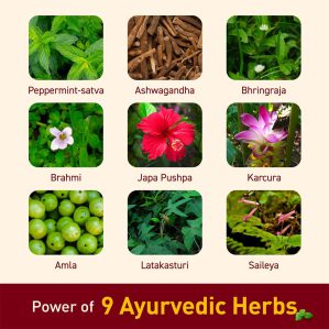 Navratna Cool Ayurvedic Oil 180ml - Image 4