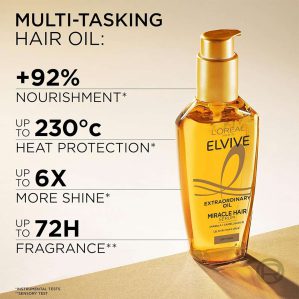 L'Oreal Paris Elvive Extraordinary Oil Miracle Hair Serum 100ml - Image 2