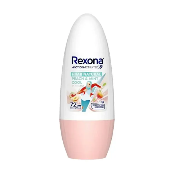 Rexona Hijab Natural Peach and Mint Cool Roll On
