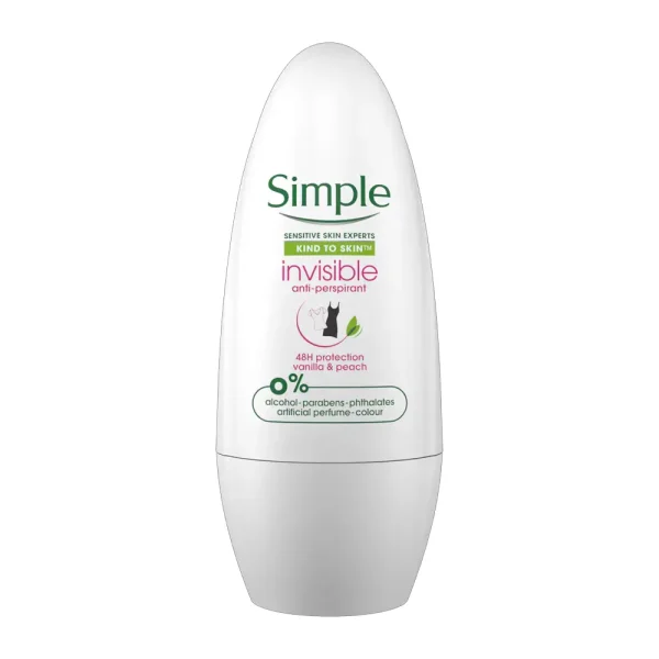 Simple Invisible Anti-Perspirant Deodorant Roll On