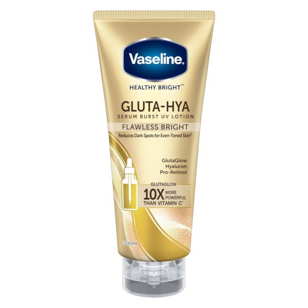 Vaseline-Healthy-Bright-Gluta-Hya-Serum-Burst-UV-Flawless-Bright-Lotion Vaseline Healthy Bright Gluta Hya Lotion