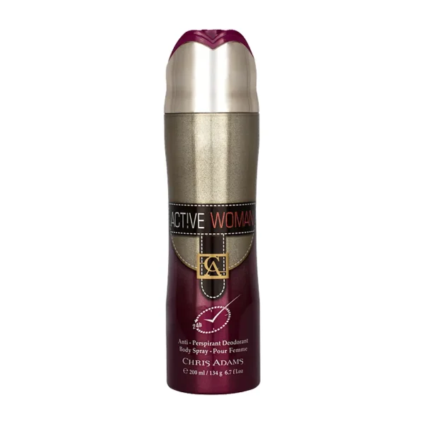 Chris Adams Active Woman Deodorant Body Spray 200ml Chris Adams Active Woman Deodorant Body Spray 200ml