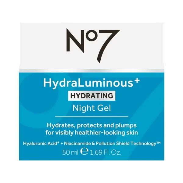 No7 Hydraluminous+ Hydrating Night Gel (2) No7 Hydraluminous+ Hydrating Night Gel