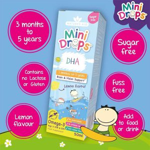 Natures Aid Mini Drops DHA (Omega-3) - Image 2