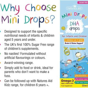 Natures Aid Mini Drops DHA (Omega-3) - Image 3