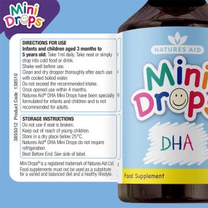 Natures Aid Mini Drops DHA (Omega-3) - Image 4