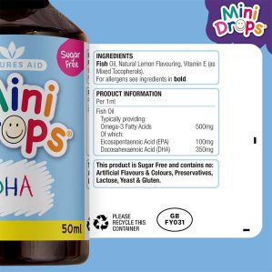 Natures Aid Mini Drops DHA (Omega-3) - Image 5