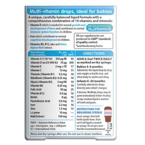 Vitabiotics Wellbaby Multi-vitamin Drops 30ml - Image 2
