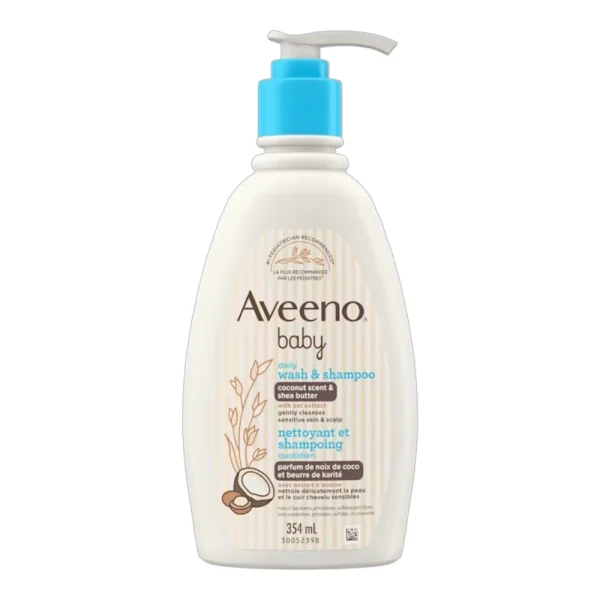Aveeno Baby Daily Wash & Shampoo Coconut & Shea Butter Aveeno Baby Daily Wash & Shampoo Coconut & Shea Butter