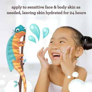 Aveeno Kids Face & Body Gel Cream with Prebiotic Oat 227ml - Image 3
