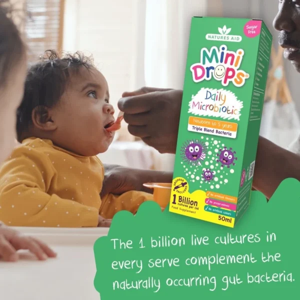 Natures Aid Mini Drops Daily Microbiotic 50ml