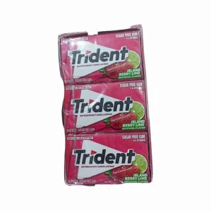 Trident Island Berry Lime Chewing Gum