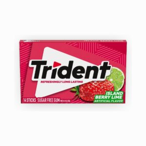 Trident Island Berry Lime Sugar Free Chewing Gum